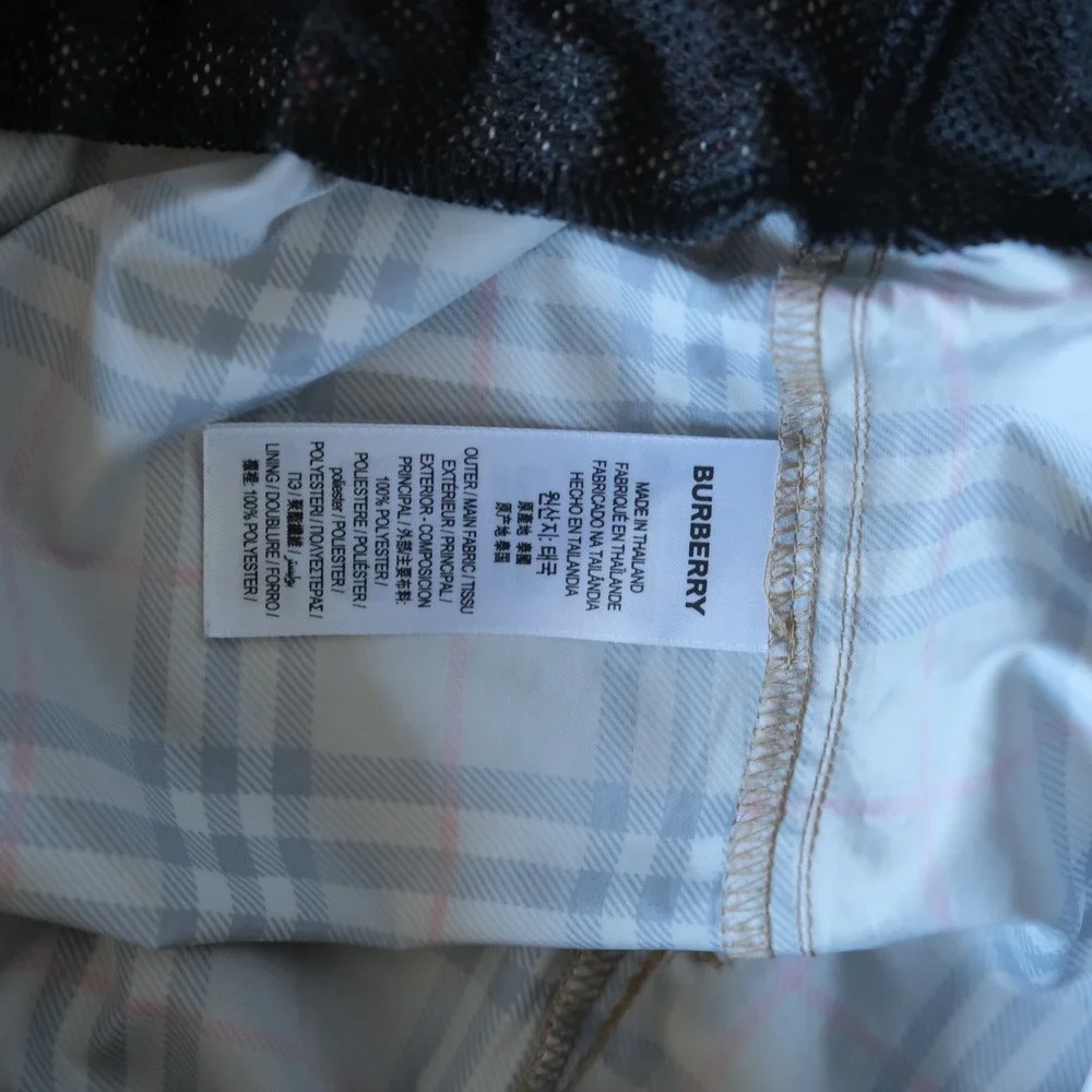 Burberry Swim Shorts Mens Tan Vintage Check Designer Large Trunks